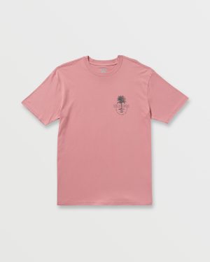Calm Palm Premium Tee – Dusty Pink