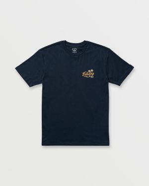 Skull Island Premium Tee – Navy