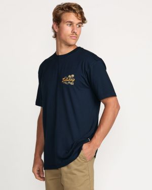 Skull Island Premium Tee – Navy