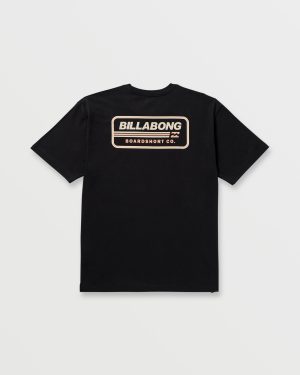 Walled Regular Tee – Black