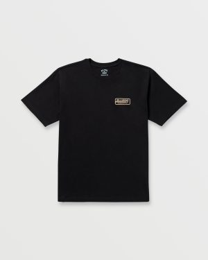 Walled Regular Tee – Black