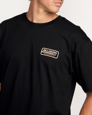 Walled Regular Tee – Black