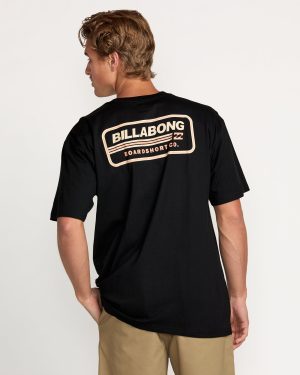 Walled Regular Tee – Black
