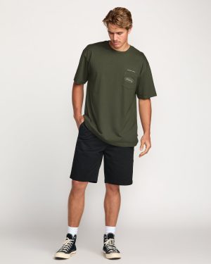 Bad Dog Pocket Regular Tee – Olive