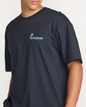 Checking In Regular Tee – Aged Indigo