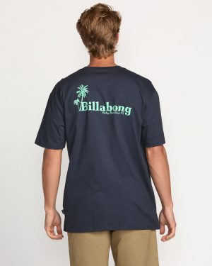 Checking In Regular Tee – Aged Indigo