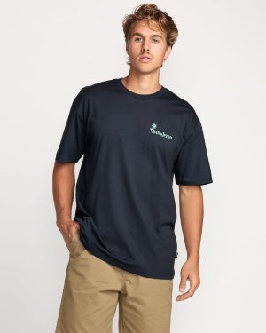 Checking In Regular Tee – Aged Indigo