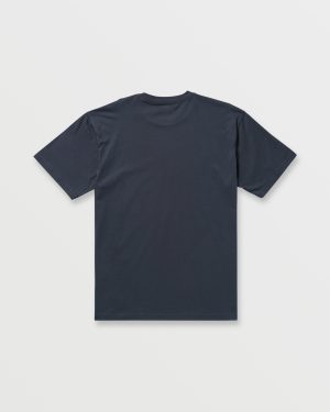 Triple Up Regular Tee – Aged Indigo
