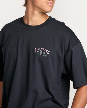 Raging Bull Regular Tee – Washed Black