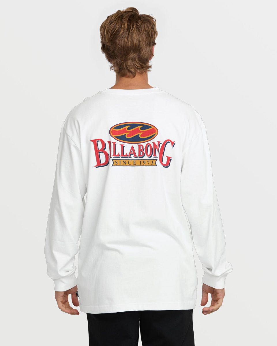 Double Spread OG Long Sleeve Tee - White