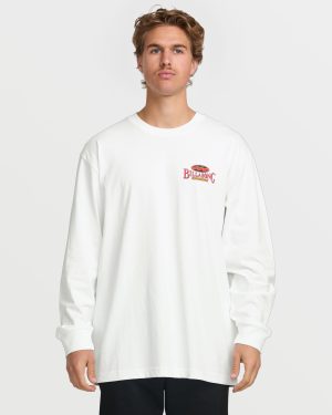 Double Spread OG Long Sleeve Tee – White