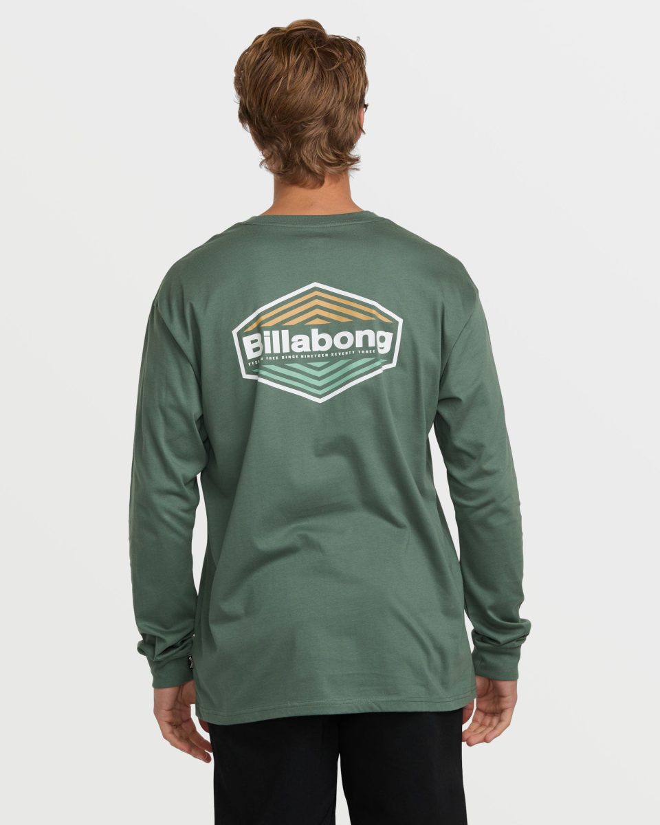 Walled Regular Long Sleeve Tee - Dark Slate