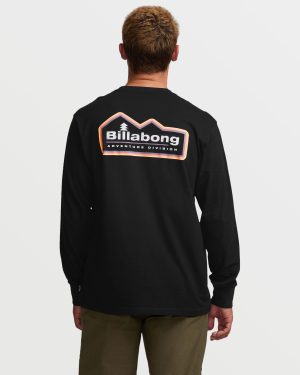 Range A/Div Long Sleeve Tee – Black