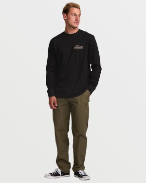 Range A/Div Long Sleeve Tee – Black
