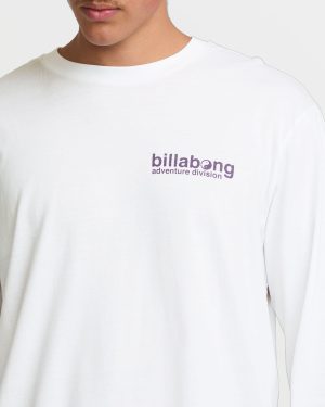 Grow A/Div Long Sleeve Tee – White
