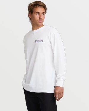 Grow A/Div Long Sleeve Tee – White