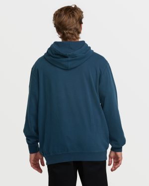 Wave Washed Pullover Sweatshirt – Midnight