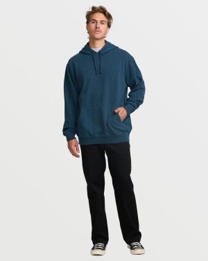 Wave Washed Pullover Sweatshirt – Midnight