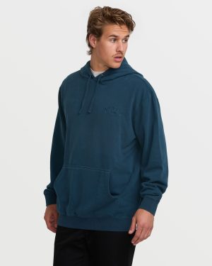 Wave Washed Pullover Sweatshirt – Midnight