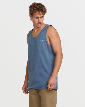Essential Premium Wave Wash Tank – Slate Blue
