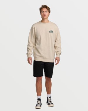 Short Sands Crew Sweatshirt – Oatmeal Heather