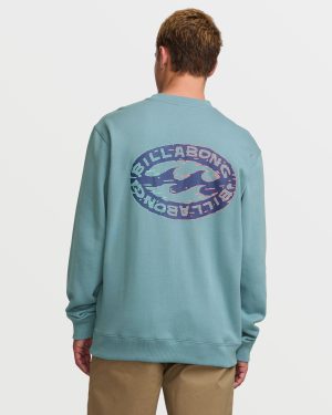 Short Sands Crew Sweatshirt – Washed Blue