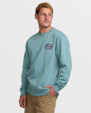 Short Sands Crew Sweatshirt – Washed Blue