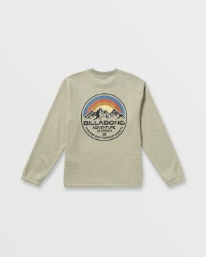 Compass Crew Sweatshirt – Sage Heather