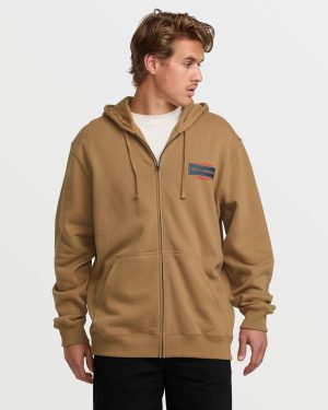Short Sands Zip Sweatshirt – Vintage Brown