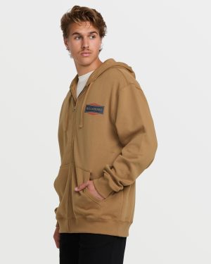 Short Sands Zip Sweatshirt – Vintage Brown