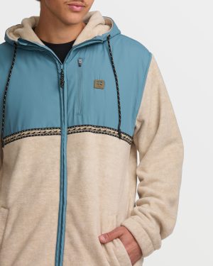 Boundary Lite Zip Sweatshirt – Bleached Sand