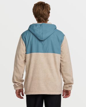 Boundary Lite Zip Sweatshirt – Bleached Sand