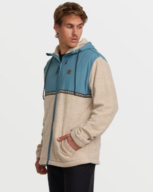 Boundary Lite Zip Sweatshirt – Bleached Sand