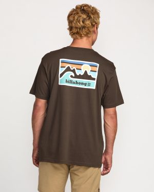 Range A/Div Tee – Chocolate