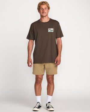 Range A/Div Tee – Chocolate