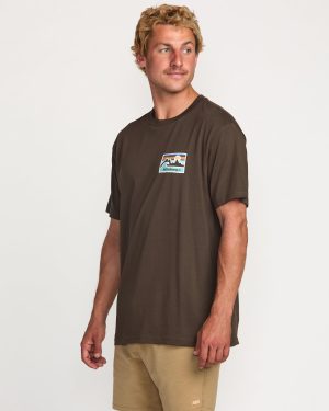 Range A/Div Tee – Chocolate