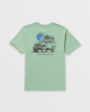Making Tracks A/Div Tee – Mist Green