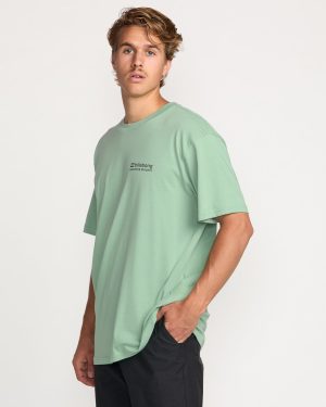 Making Tracks A/Div Tee – Mist Green