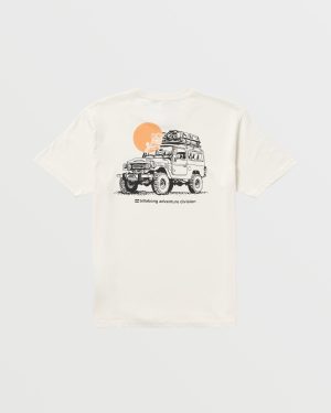 Making Tracks A/Div Tee – Off White
