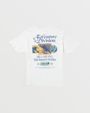 Tidel Research A/Div Tee – White