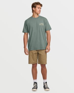 Original Arch Premium Wave Wash Tee – Dark Slate