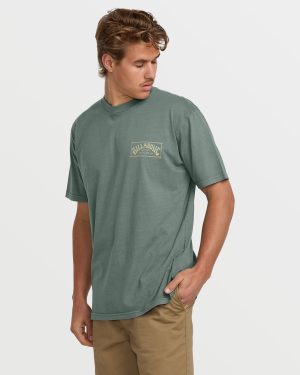 Original Arch Premium Wave Wash Tee – Dark Slate