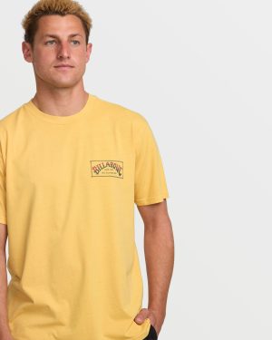 Original Arch Premium Wave Wash Tee – Vintage Gold