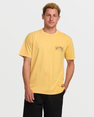 Original Arch Premium Wave Wash Tee – Vintage Gold