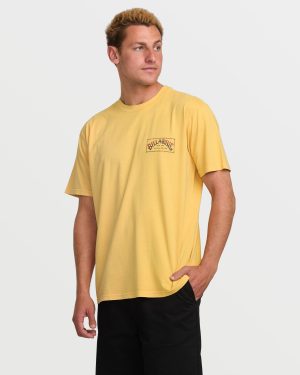 Original Arch Premium Wave Wash Tee – Vintage Gold