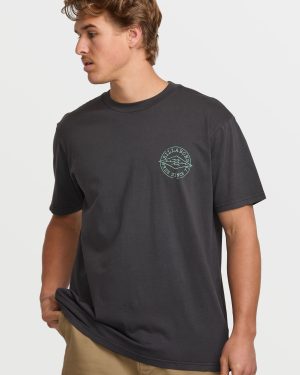 Big Dave Premium Wave Wash Tee – Washed Black