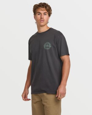 Big Dave Premium Wave Wash Tee – Washed Black