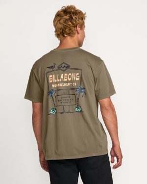 No Vacancy Premium Wave Wash Tee – Brown