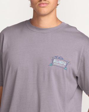 No Vacancy Premium Wave Wash Tee – Light Purple
