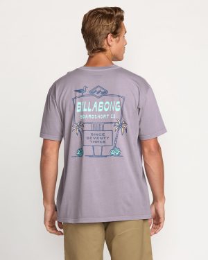 No Vacancy Premium Wave Wash Tee – Light Purple